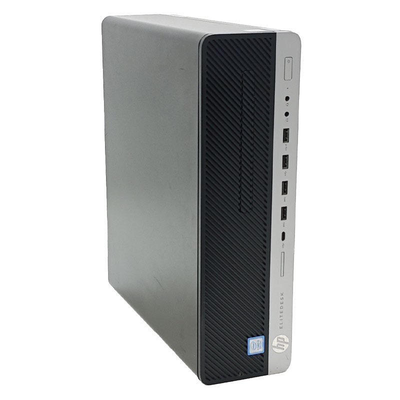 中古デスクトップ HP EliteDesk 800 G4 SFF Windows11 Pro Core i3 8100 メモリ 8GB SSD 256GB DVD-ROM 本体 / 3ヶ月保証 中古デスクトップパソコン (7643)