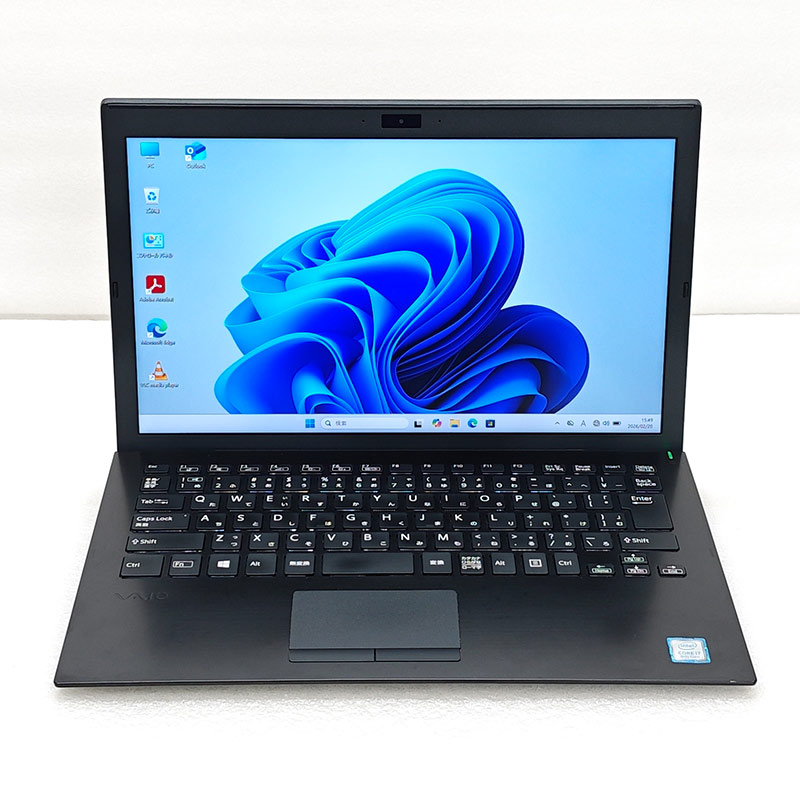 高性能i7 中古パソコン VAIO VJS132C11N Windows11 Pro Core i7 8550U