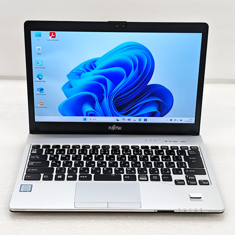 FHD液晶 中古パソコン 富士通 LIFEBOOK S938/B Windows11 Pro Core i5 8350U メモリ 8GB SSD 256GB 13.3型 無線LAN Wi-Fi 13インチ B5 本体 / 3ヶ月保証 中古ノートパソコン (8443a)
