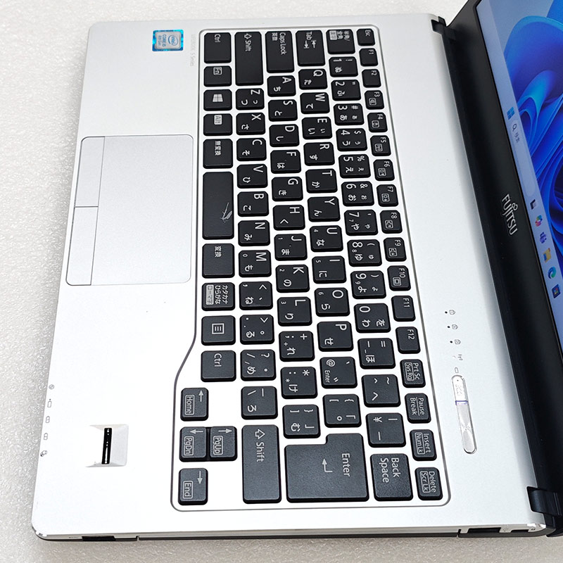 FHD液晶 中古パソコン 富士通 LIFEBOOK S938/B Windows11 Pro Core i5 8350U メモリ 8GB SSD 256GB 13.3型 無線LAN Wi-Fi 13インチ B5 本体 / 3ヶ月保証 中古ノートパソコン (8443a)