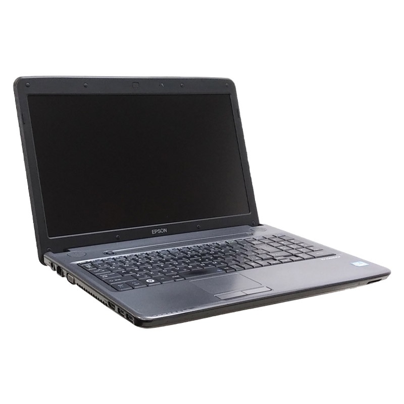 中古ノートパソコン Microsoft Office搭載 EPSON Endeavor NJ3700E Windows10 Corei3-2.3Ghz メモリ4GB HDD500GB DVDマルチ 15.6型 無線LAN (IE23tm-10wiof) 3ヵ月保証 / 中古ノートパソコン 中古パソコン