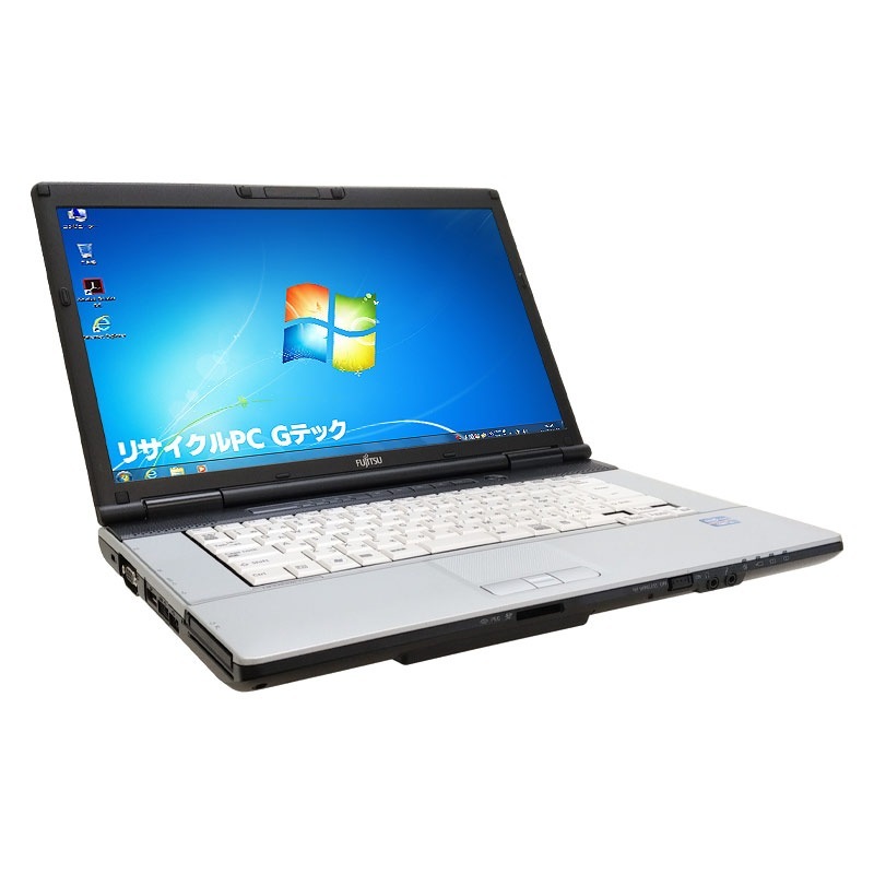 中古ノートパソコン 富士通 LIFEBOOK E741/D Windows7 Corei5 2520M メモリ4GB HDD250GB DVDマルチ 15.6型 WPS Office (2043) 3ヵ月保証 / 中古パソコン