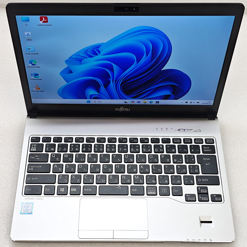 FHD液晶 中古パソコン Microsoft Office付き 富士通 LIFEBOOK S938/B Windows11 Pro Core i5 8350U メモリ 8GB SSD 256GB 13.3型 無線LAN Wi-Fi 13インチ B5 本体 / 3ヶ月保証 中古ノートパソコン (8443aof)