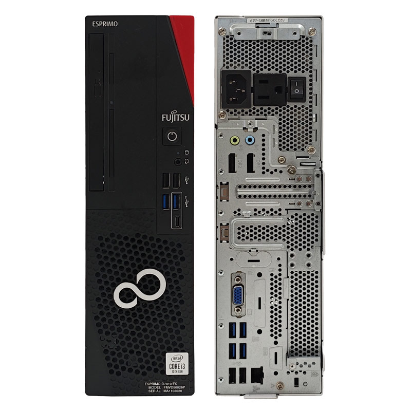 ESPRIMO D7010/F i3-10100 16G SSD256G+HDD