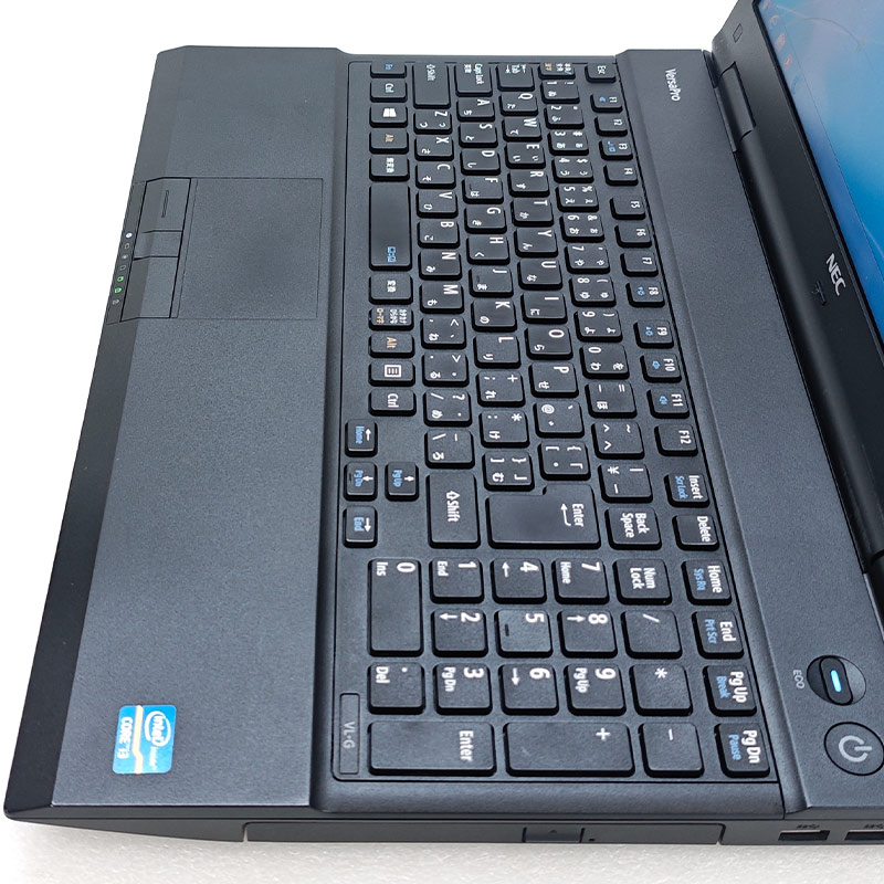 Win7 32bit 中古パソコン NEC VersaPro VK25L/L-G Windows7 Pro Core i3 3120M メモリ 2GB HDD 320GB 15.6型 DVDマルチ 無線LAN Wi-Fi 15インチ A4 本体 / 3ヶ月保証 中古ノートパソコン (8147a)