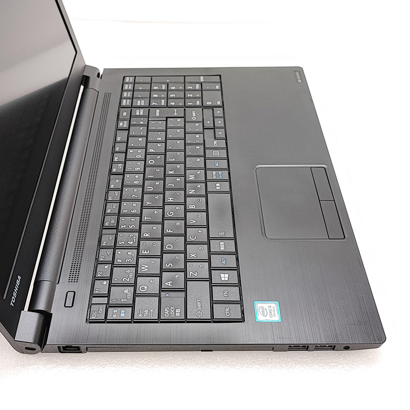 薄型 大画面 中古ノートパソコン 東芝 dynabook B55/J  Windows10 Pro Core i5 8250U メモリ 8GB SSD 256GB DVD マルチ 15.6型 無線LAN A4 15インチ 第8世代  WPS Office付き (3748a) 3ヵ月保証 / 中古パソコン