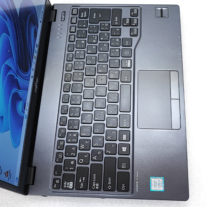 超軽量 薄型 中古パソコン 富士通 LIFEBOOK U937/R Windows11 Pro Core i5 7300U メモリ 12GB SSD 256GB 13.3型 無線LAN Wi-Fi 13インチ B5 本体 / 3ヶ月保証 中古ノートパソコン (6148a)