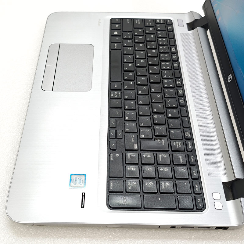高性能Win7 中古パソコン HP ProBook 450 G3 Windows7 Pro Core i5 6200U メモリ 8GB SSD 256GB 15.6型 DVDマルチ 無線LAN Wi-Fi 15インチ A4 本体 / 3ヶ月保証 中古ノートパソコン (6948a)