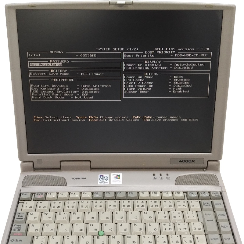 ジャンク品】 中古パソコン 中古ノートパソコン 東芝 DynaBook