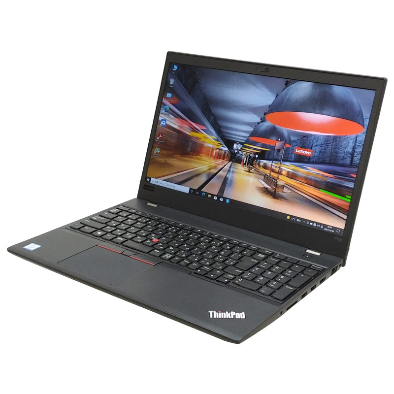 美品 アウトレット 中古ノートパソコン Microsoft Office搭載 Lenovo ThinkPad P52s Windows10Pro Corei7 8650U メモリ16GB SSD512GB 15.6型 無線LAN Quadro P500 NVMe Thunderbolt3 (2348of) 3ヵ月保証 / 中古パソコン