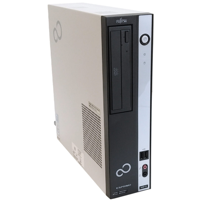 中古パソコン 富士通 ESPRIMO D550/B Windows7 Core2Duo E7500 メモリ4GB HDD160GB DVDマルチ WPS Office (2751) 3ヵ月保証 / 中古デスクトップパソコン
