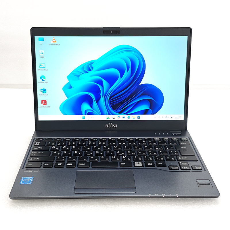 超軽量PC 中古パソコン 富士通 LIFEBOOK U938/T Windows11 Pro Celeron 3965U メモリ 8GB SSD 128GB 13.3型 無線LAN Wi-Fi 13インチ B5 本体 / 3ヶ月保証 中古ノートパソコン (7251a)