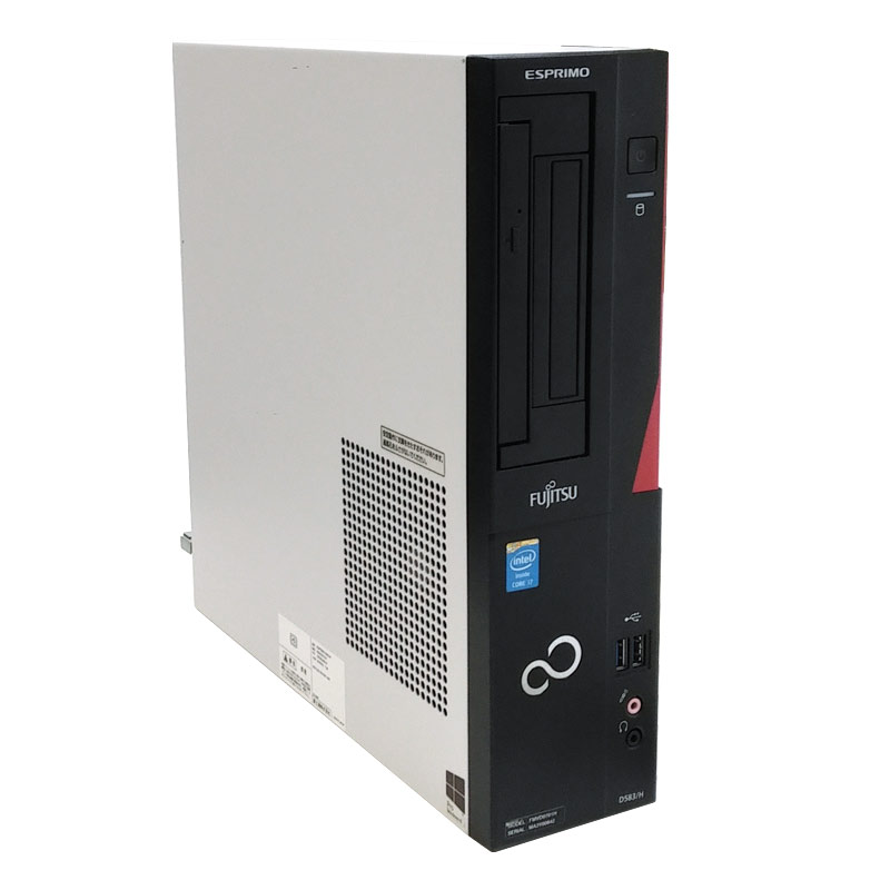 中古 富士通 D583/J デスクトップPC/Windows11+office/core i5-4590