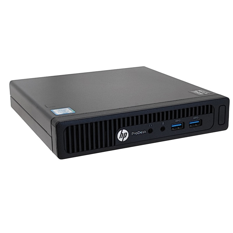 SSD搭載ミニPC 中古デスクトップ HP Prodesk 400 G2 Mini Windows10 Pro Core i3 6100T メモリ 4GB SSD 250GB / 3ヶ月保証 中古デスクトップパソコン (5852)