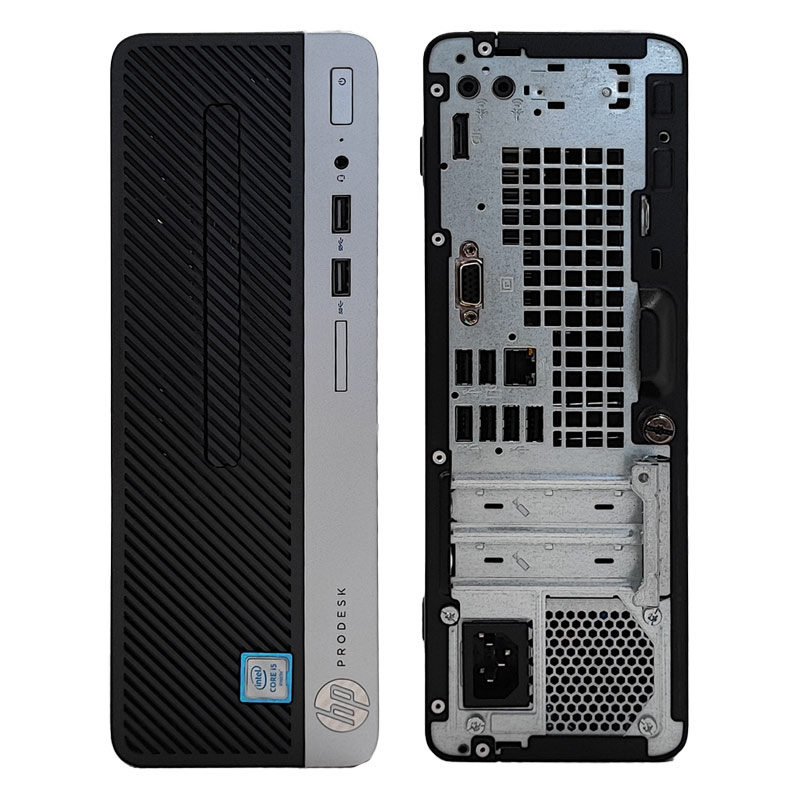 Win7 64bit 中古デスクトップ Microsoft Office付き HP ProDesk 400 G4 SFF Windows7 Pro Core i3 6100 メモリ 8GB SSD 500GB DVDマルチ 本体 / 3ヶ月保証 中古デスクトップパソコン (8451of)