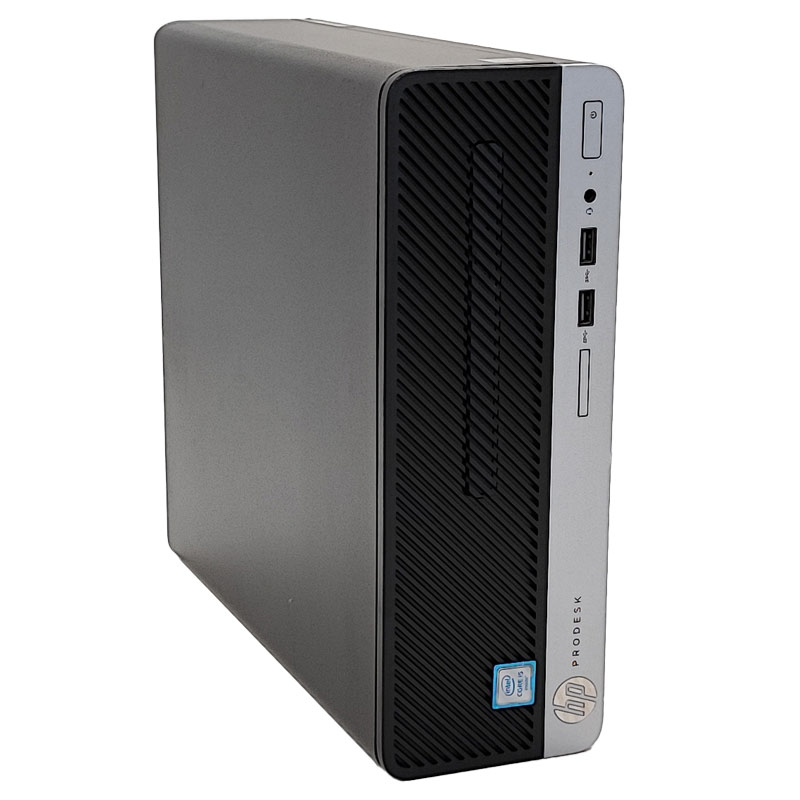 Win7 64bit 中古デスクトップ Microsoft Office付き HP ProDesk 400 G4 SFF Windows7 Pro Core i3 6100 メモリ 8GB SSD 500GB DVDマルチ 液晶モニタ付 本体 / 3ヶ月保証 中古デスクトップパソコン (8451lcdof)