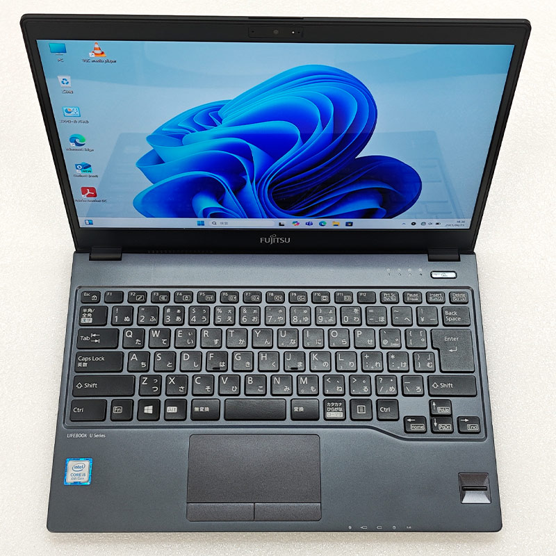 薄型軽量パソコン 中古パソコン Microsoft Office付き 富士通 LIFEBOOK U938/S Windows11 Pro Core i5 8350U メモリ 8GB SSD 256GB 13.3型 13インチ B5 本体 / 3ヶ月保証 中古ノートパソコン (7055aof)