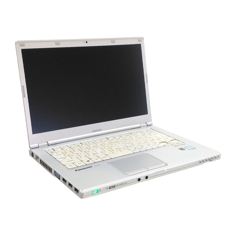 中古ノートパソコン Panasonic Let's note CF-LX5 Windows10Pro Corei5 6300U メモリ4GB HDD320GB DVDマルチ 14型 無線LAN WPS Office (1858) 3ヵ月保証 / 中古パソコン