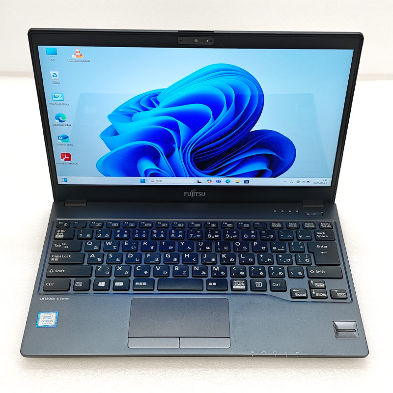 薄型軽量パソコン 中古パソコン Microsoft Office付き 富士通 LIFEBOOK U938/S Windows11 Pro Core i5 8350U メモリ 8GB SSD 256GB 13.3型 13インチ B5 本体 / 3ヶ月保証 中古ノートパソコン (7057aof)