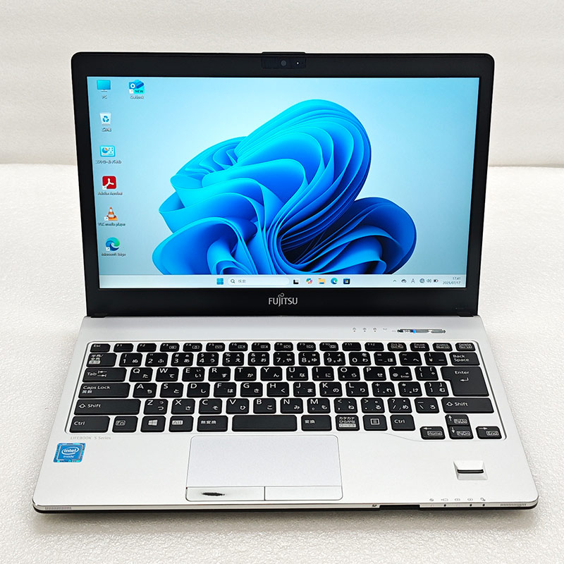 見た目難あり 中古パソコン 富士通 LIFEBOOK S936/M Windows11 Pro Celeron 3955U メモリ 4GB SSD 128GB 13.3型 DVD-ROM 無線LAN Wi-Fi 13インチ B5 本体 / 3ヶ月保証 中古ノートパソコン (7158a)