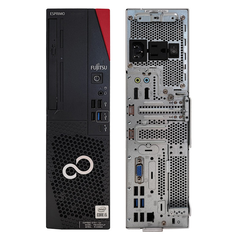 第10世代 中古デスクトップ 富士通 ESPRIMO D7011/GX Windows11 Pro Core i5 10505 メモリ 16GB 新品SSD 512GB DVDマルチ 本体 / 3ヶ月保証 中古デスクトップパソコン (6159)