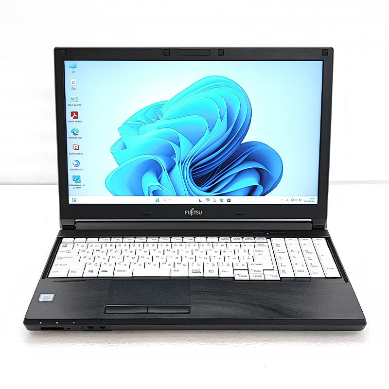 訳あり 中古パソコン 富士通 LIFEBOOK A748/S Windows11 Pro Core i7 8650U メモリ 16GB 新品SSD 256GB 15.6型 DVDマルチ 無線LAN Wi-Fi 15インチ A4 本体 / 3ヶ月保証 中古ノートパソコン (6759w)