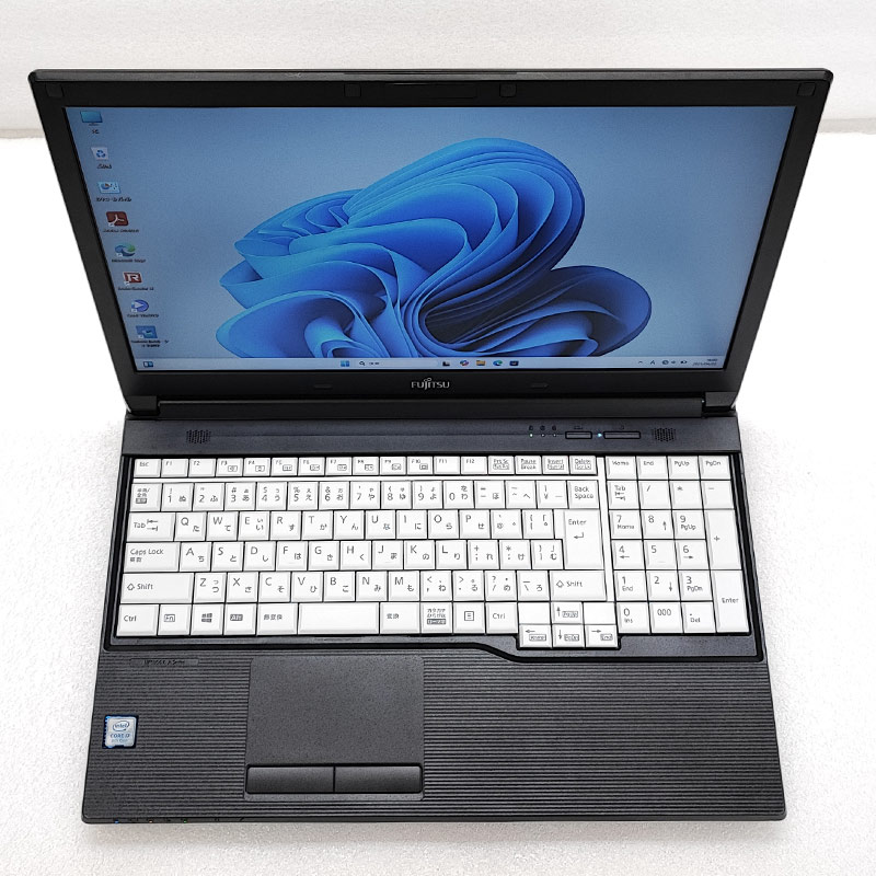 訳あり 中古パソコン 富士通 LIFEBOOK A748/S Windows11 Pro Core i7 8650U メモリ 16GB 新品SSD 256GB 15.6型 DVDマルチ 無線LAN Wi-Fi 15インチ A4 本体 / 3ヶ月保証 中古ノートパソコン (6759w)
