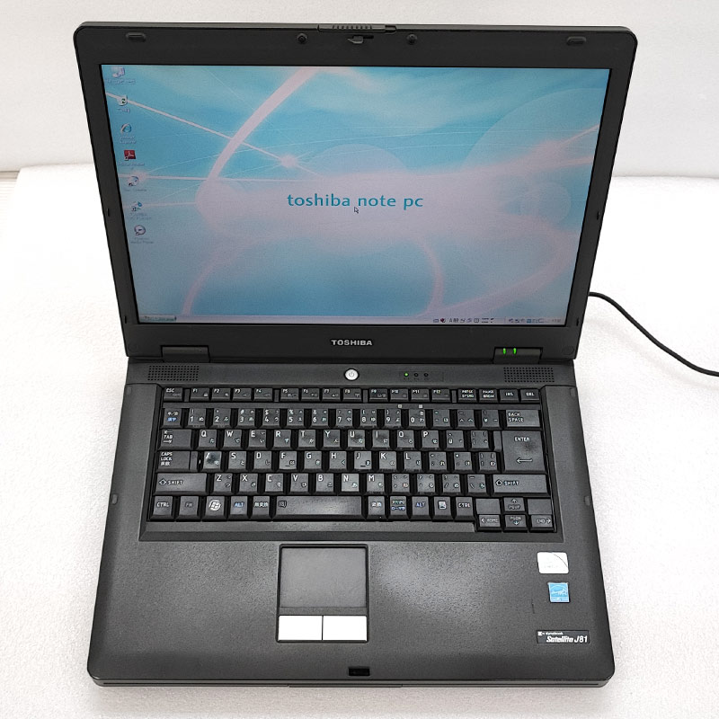 中古ノートパソコン 東芝 dynabook Satellite J81 WindowsXP Celeron