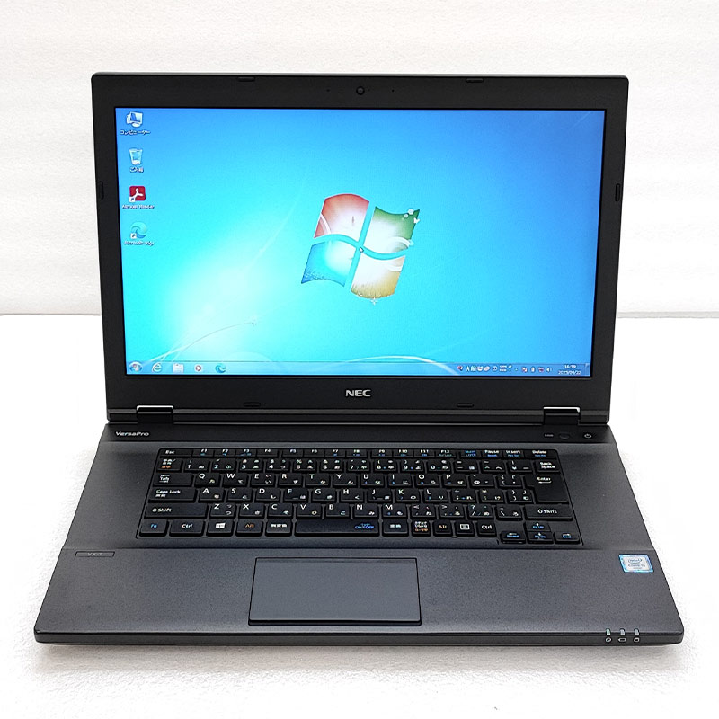 高性能Win7 中古パソコン NEC VersaPro VK23T/X-T Windows7 Pro Core i5 6200U メモリ 4GB 新品SSD 256GB 15.6型 DVDマルチ 15インチ A4 本体 / 3ヶ月保証 中古ノートパソコン (6760a)