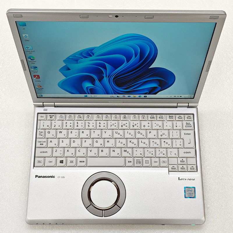 小型軽量PC 中古パソコン Microsoft Office付き Panasonic Let's note CF-SZ6 Windows11 Pro Core i5 7200U メモリ 8GB SSD 256GB 12.1型 DVDマルチ 無線LAN Wi-Fi 12インチ B5 本体 / 3ヶ月保証 中古ノートパソコン (6959aof)