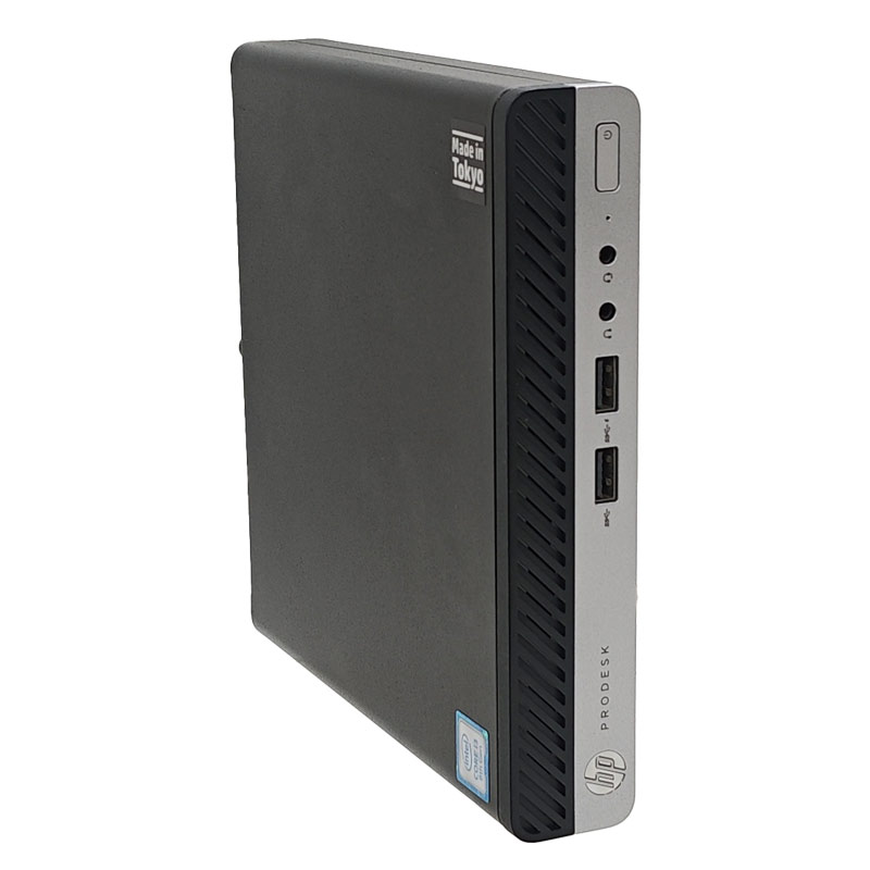 ミニPC 中古デスクトップ Microsoft Office付き HP Prodesk 400 G4 DM mini Windows11 Pro Core i3 8100T メモリ 8GB SSD 128GB 本体 / 3ヶ月保証 中古デスクトップパソコン (7759of)