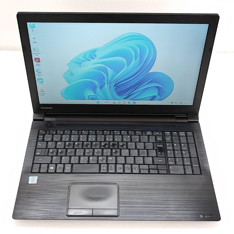 訳あり 中古パソコン 東芝 dynabook B55/B Windows11 Pro Core i5 6200U メモリ 4GB 新品SSD 256GB 15.6型 DVDマルチ 無線LAN Wi-Fi 15インチ A4 / 3ヶ月保証 中古ノートパソコン (3461w)