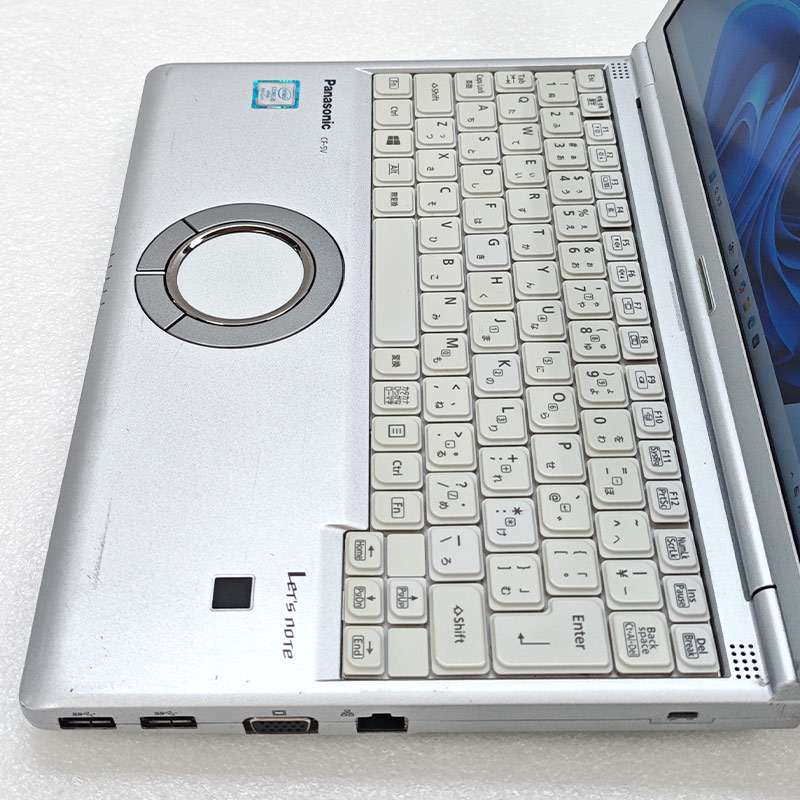小型・軽量PC 中古パソコン Panasonic Let's note CF-SV7 Windows11 Pro Core i5 8350U メモリ 8GB SSD 256GB 12.1型 DVD-ROM 無線LAN Wi-Fi 12インチ B5 本体 / 3ヶ月保証 中古ノートパソコン (8161a)