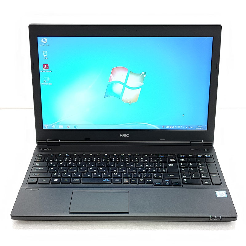 高性能Win7 中古パソコン NEC VersaPro VK24M/X-T Windows7 Pro Core i5 6300U メモリ 4GB 新品SSD 256GB 15.6型 DVDマルチ 15インチ A4 本体 / 3ヶ月保証 中古ノートパソコン (6762a)