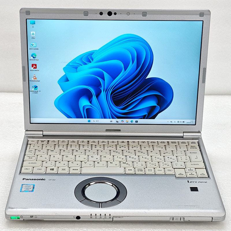 小型・軽量PC 中古パソコン Microsoft Office付き Panasonic Let's note CF-SV7 Windows11 Pro Core i5 8350U メモリ 8GB SSD 256GB 12.1型 DVD-ROM 無線LAN Wi-Fi 12インチ B5 本体 / 3ヶ月保証 中古ノートパソコン (8161aof)