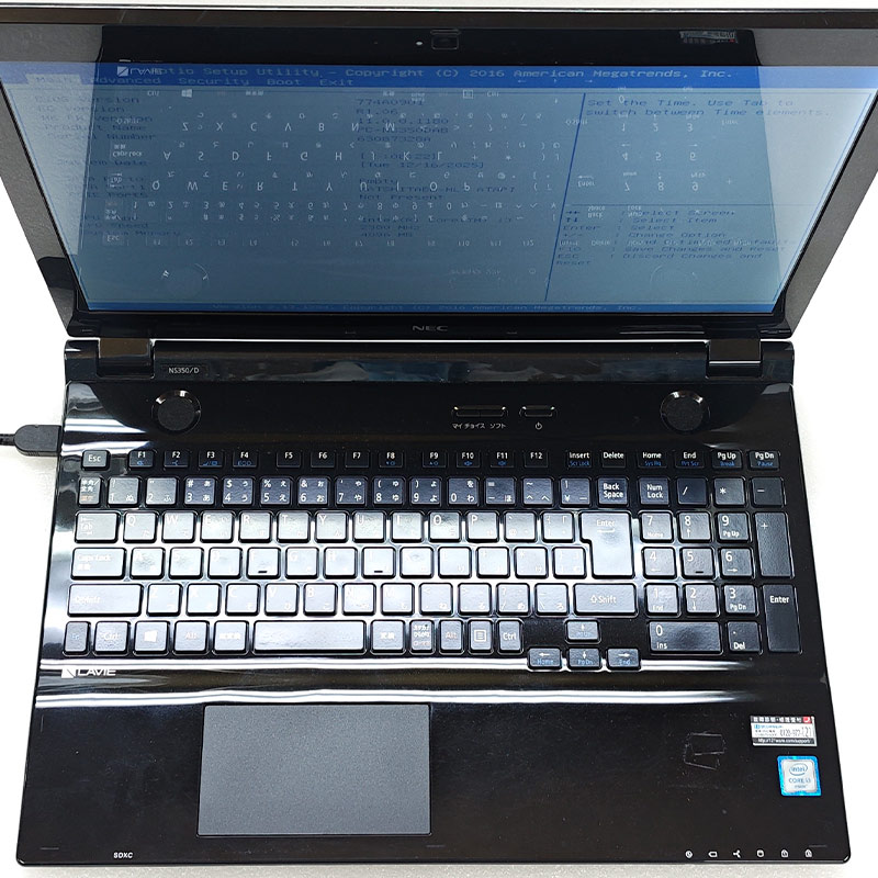 ジャンク品 NEC LAVIE PC-NS350DAB ジャンクPC ジャンクパソコン 保証