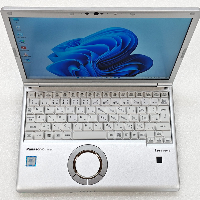 小型・軽量PC 中古パソコン Panasonic Let's note CF-SV7 Windows11 Pro Core i5 8350U メモリ 8GB SSD 256GB 12.1型 DVD-ROM 無線LAN Wi-Fi 12インチ B5 本体 / 3ヶ月保証 中古ノートパソコン (8163a)