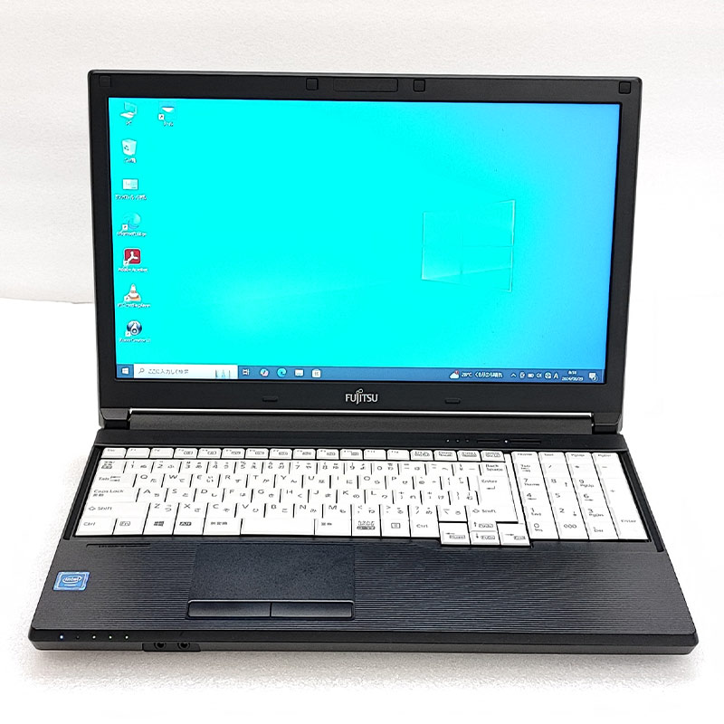 訳あり 中古パソコン 富士通 LIFEBOOK A577/TX Windows10 Pro Celeron 3865U メモリ 8GB HDD 500GB 15.6型 DVDマルチ 無線LAN Wi-Fi 15インチ A4 本体 / 3ヶ月保証 中古ノートパソコン (5964w)