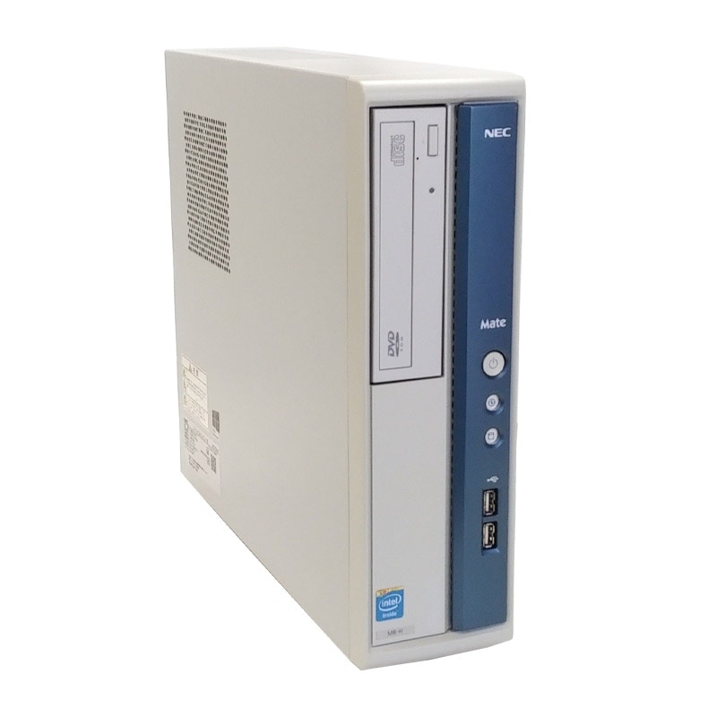 中古パソコン Microsoft Office搭載 NEC Mate MK27E/B-H Windows10 Celeron G1620 メモリ8GB HDD250GB DVDROM (SN40-10of) 3ヵ月保証 / 中古デスクトップパソコン