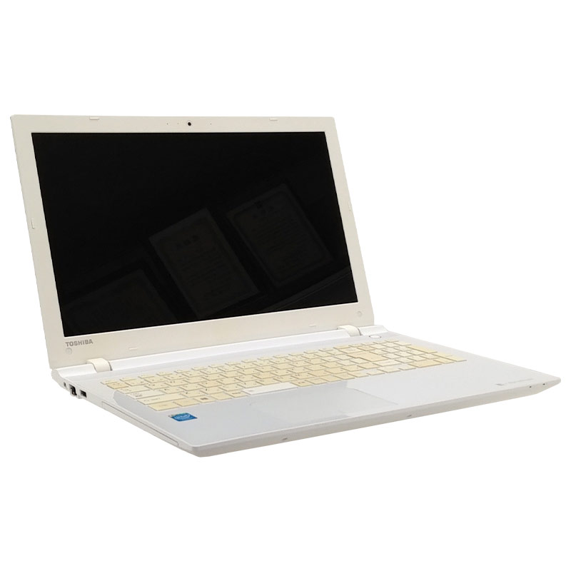 中古ノートパソコン 東芝 Dynabook AB15/RW Windows10 Celeron 3205U メモリ4GB HDD500GB DVDマルチ 15.6型 無線LAN WPS Office (1965) 3ヵ月保証 / 中古パソコン
