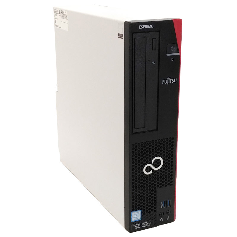 2019年モデル 中古パソコン 富士通 ESPRIMO D588/BX Windows11 Corei3 9100 メモリ8GB HDD500GB DVDマルチ WPS Office (2865) 3ヵ月保証 / 中古デスクトップパソコン