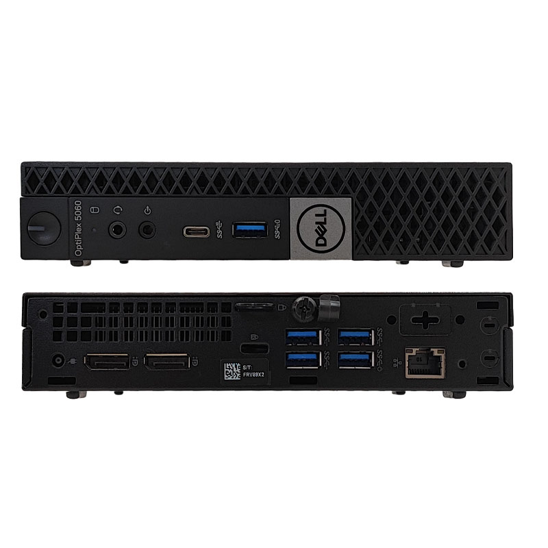ミニPC 中古デスクトップ DELL Optiplex 5060 micro Windows11 Pro Core i5 8500T メモリ 4GB SSD 128GB 本体 / 3ヶ月保証 中古デスクトップパソコン (7765)