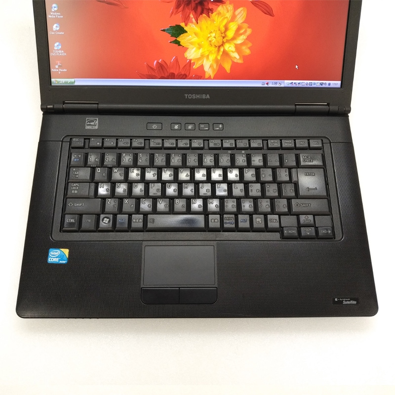 中古ノートパソコン Windows XP 東芝 Dynabook Satellite L41 Core i3-2.26Ghz メモリ4GB HDD160GB DVDマルチ 15.6型 無線LAN WPS Office (IT03mxWi) 3ヵ月保証 中古パソコン