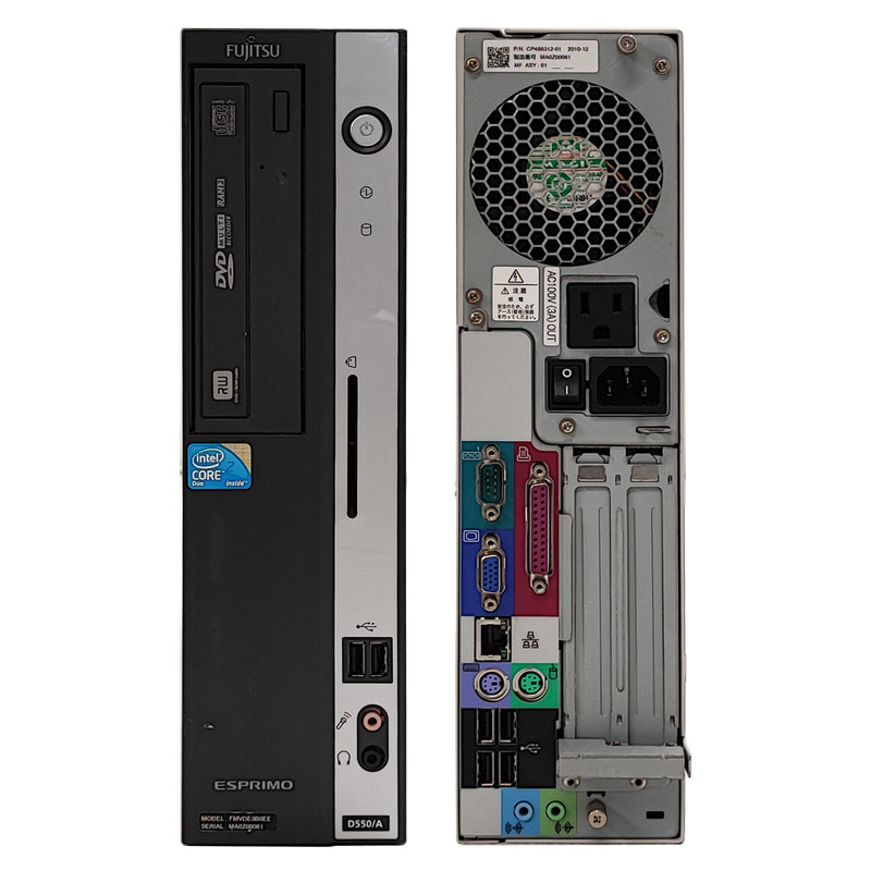 早い! SSD Windows XP ESPRIMO D582/E Win7 32bit] 中古パソコン Microsoft Office付き 富士通 ESPRIMO D550