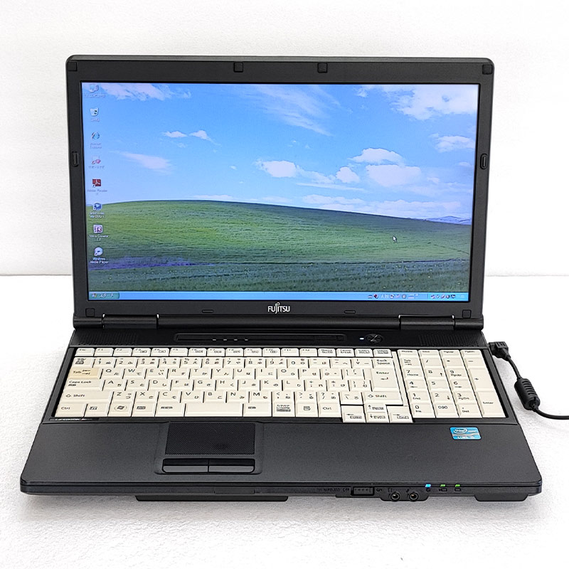 高性能XP 中古パソコン 富士通 LIFEBOOK A561/C WindowsXPPro Core i5 2520M メモリ 4GB 新品SSD 256GB 15.6型 DVDマルチ 15インチ A4 本体 / 3ヶ月保証 中古ノートパソコン (5866a)