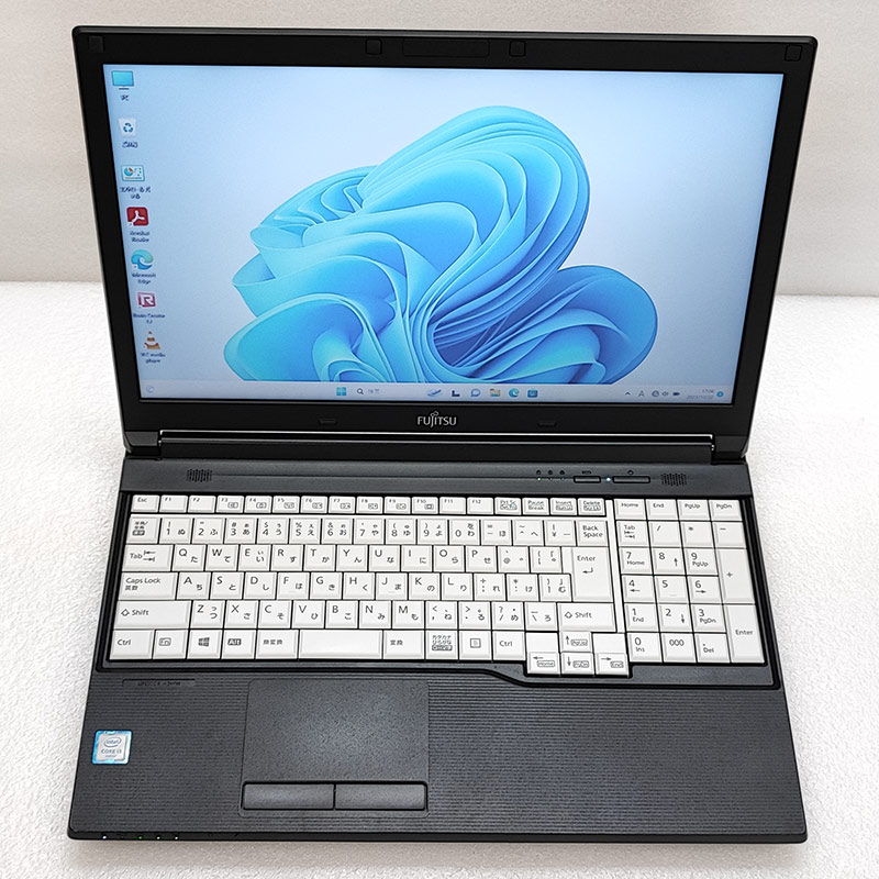 中古ノートパソコン 富士通 LIFEBOOK A576/P  Windows11 Pro Core i3 6100U メモリ 4GB HDD 500GB DVD-ROM 15.6型 15インチ A4 WPS Office付き (4667a) 3ヵ月保証 / 中古パソコン