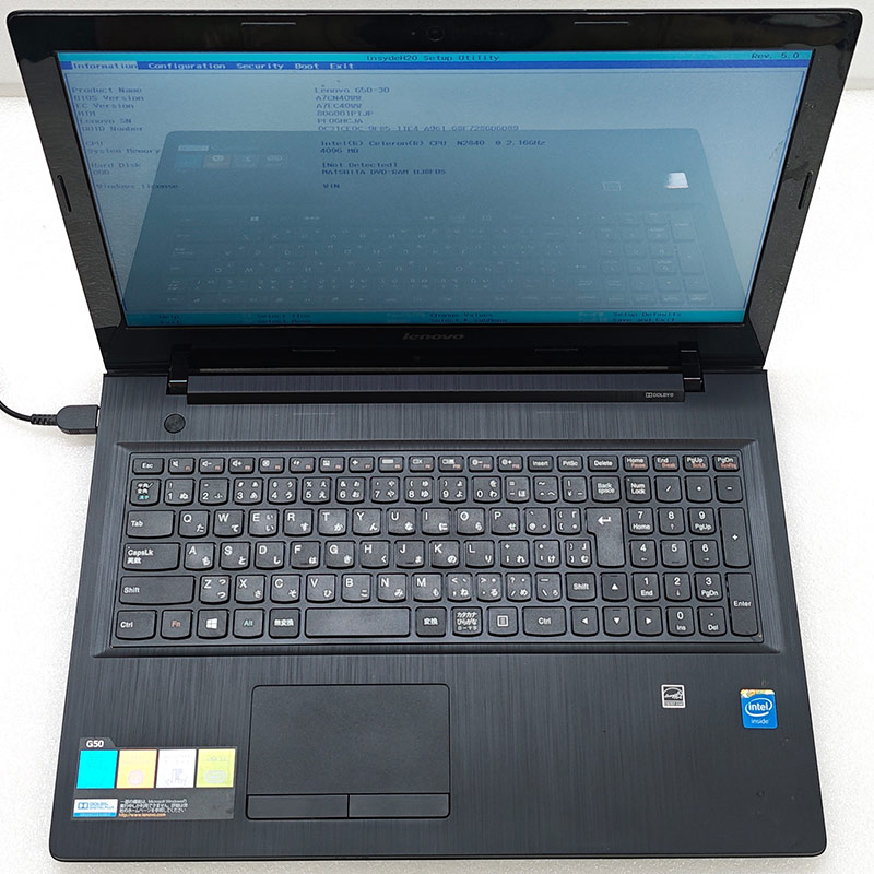 ジャンク品 Lenovo G50-30 ジャンクPC ジャンクパソコン 保証無し OS