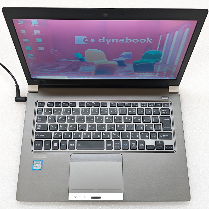 Win10 中古パソコン 東芝/Dynabook dynabook R63/D Windows10 Pro Core i5 6200U メモリ 8GB 新品SSD 256GB 13.3型 無線LAN Wi-Fi 13インチ B5 本体 / 3ヶ月保証 中古ノートパソコン (8367a)