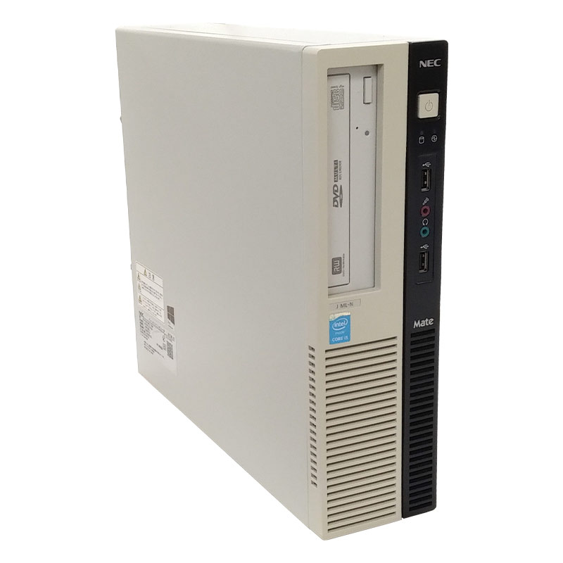 中古パソコン Microsoft Office搭載 NEC Mate MK28E/L-J Windows10 Celeron G1840 メモリ4GB HDD500GB DVDROM (2167of) 3ヵ月保証 / 中古デスクトップパソコン