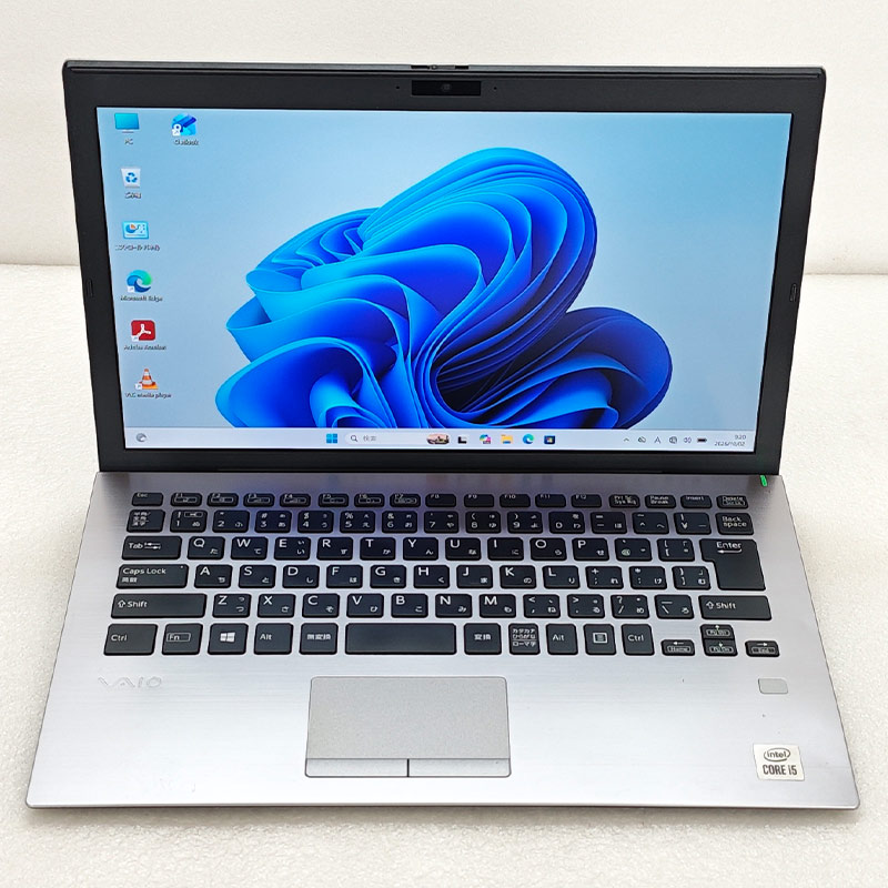中古パソコン Microsoft Office付き VAIO VAIO VJPG13C11N Windows11 Pro Core i5 1035G1 メモリ 8GB SSD 256GB 13.3型 無線LAN Wi-Fi 13インチ B5 本体 / 3ヶ月保証 中古ノートパソコン (8567aof)